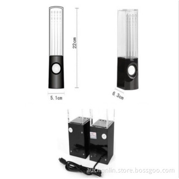 LED Light Dancing Water Show Music Fountain Computer 2X Speakers for Phone (D2013D)